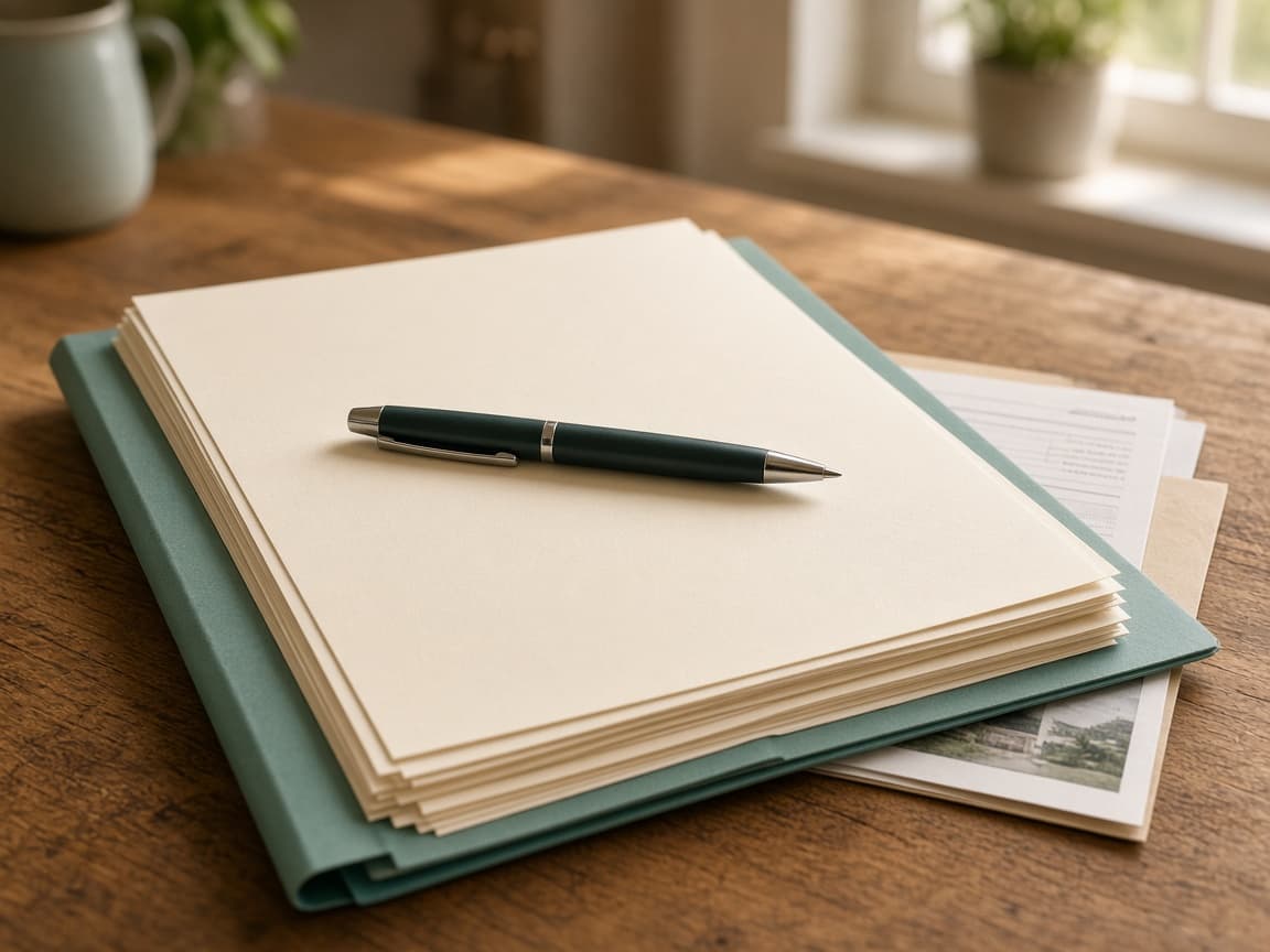 Application packet and folder